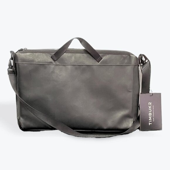 NEW Timbuk2 Jet Black Heist Briefcase Crossbody Backpack - Picture 2 of 9